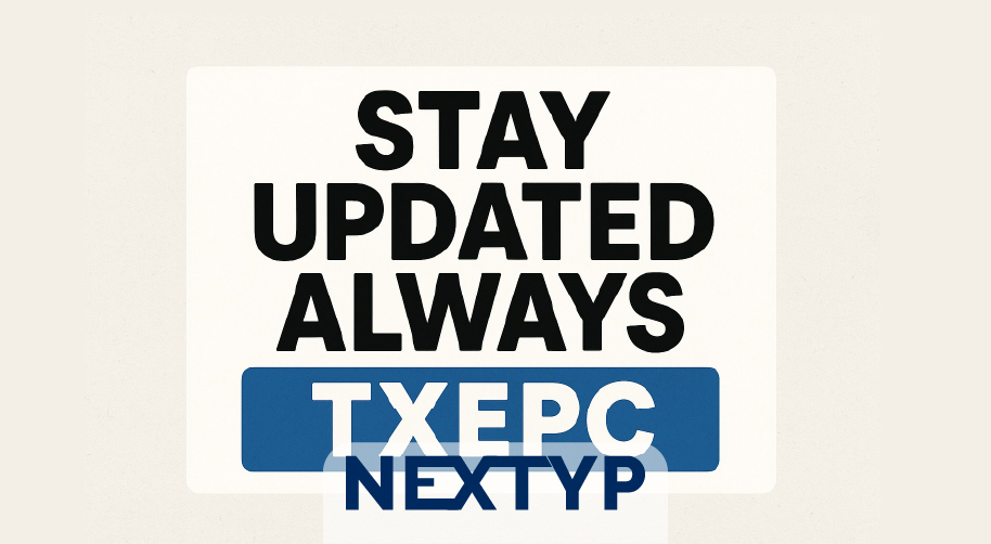 stay always updated with txepc